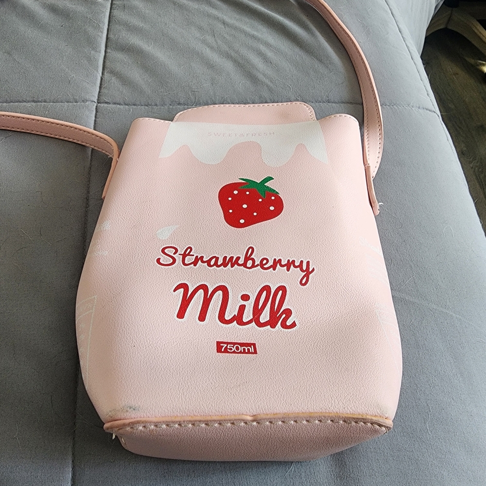 Strawberry Milk Pink Shoulder Bag
